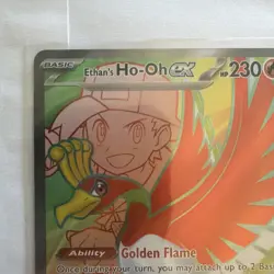 Pokemon TCG Ethan's Ho-Oh EX 209/182 Ultra Rare Full Art Destined Rivals - Image 4