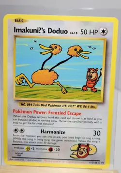 Pokemon TCG ImakuniU's Doduo 112/108 XY Evolutions Secret Rare 2016 - Image 1