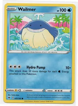 Wailmer 031/185 Common Non Holo Pokemon TCG - Image 1