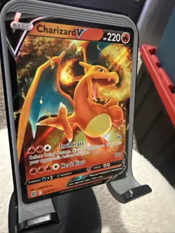 2022 Pokemon Charizard V 017/172 Ultra Rare Sword Shield Brilliant Stars NM - Image 3