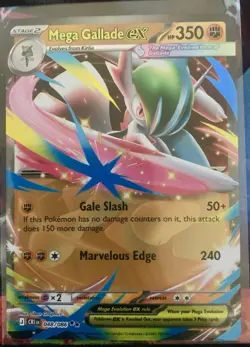 Pokemon TCG - Mega Gallade ex 048/086 Chaos Rising Double Rare English Holo - Image 1