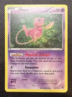 Mew Holo Rare XY - Fates Collide 29/124 LP Pokemon - Image 1