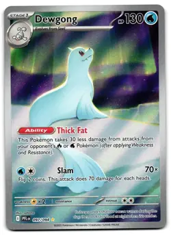 Dewgong 097/094 - 🌊 Phantasmal Flames Illustration Rare Pokemon TCG 🖤 - NM - Image 1