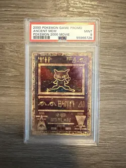 Pokemon TCG Ancient Mew Promo PSA 9 - Image 1