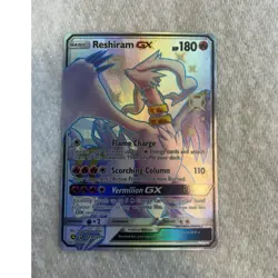 Pokemon Reshiram GX Full Art Holo Hidden Fates SV51/SV94 English - Image 1