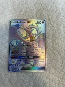 Pokemon Reshiram GX Full Art Holo Hidden Fates SV51/SV94 English - Image 2