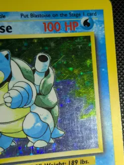 Wizards of the Coast Pokemon TCG Base Set Blastoise Holo Rare 2/102 1999 - Image 2