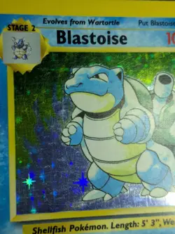 Wizards of the Coast Pokemon TCG Base Set Blastoise Holo Rare 2/102 1999 - Image 3