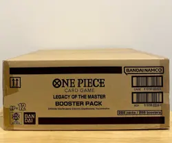 One Piece TCG OP-12 Legacy of the Master Booster Box Case FACTORY SEALED - Image 1