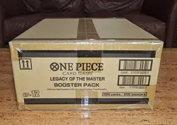 One Piece TCG OP-12 Legacy of the Master Booster Box Case FACTORY SEALED - Image 3