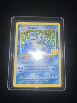 Pokemon TCG Blastoise Holo Card 2/102 Celebrations 25th Anniversary NM Mint - Image 1
