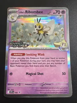 Lillie's Ribombee - 183 (Prerelease) 183 Sv: Scarlet & Violet Promo Cards Holo - Image 1