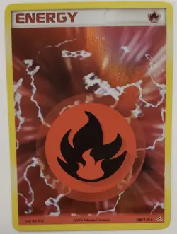 🔥🔥 Pokemon TCG Holon Phantoms Holo Fire Energy 106/110 2006 Card🔥🔥 - Image 1