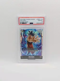 Dragon Ball Super Son Goku 2024 Secret Rare Card #FB04-129 PSA 10 - Image 1