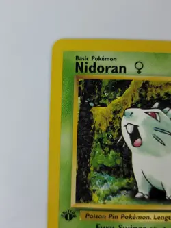 Pokemon Card Nidoran F 57/64 1st Edition Jungle Regular US - Image 2