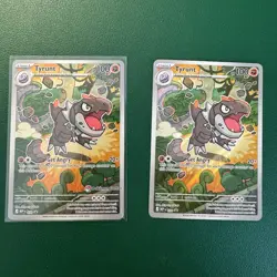 Pokemon TCG Tyrunt Pokemon Center Exclusive Black Star Promo + Bonus Promo - Image 3