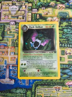 Dark Golbat 7/82 Holo Rare Team Rocket Pokemon Unlimited Holo MP - Image 1