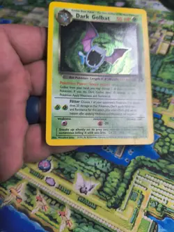 Dark Golbat 7/82 Holo Rare Team Rocket Pokemon Unlimited Holo MP - Image 3