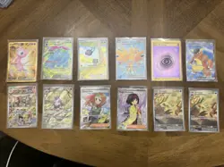12 Card Lot Of Pokemon 151 Full Arts And Energy. NM Pack Fresh - Image 1