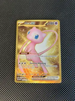 Pokemon TCG Mew EX 151 Gold NM M 205/165 Scarlet & Violet Ultra Rare - Image 1