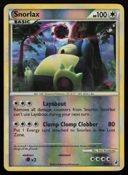 Snorlax 33/95 Reverse Holo Rare Call of Legends Pokemon English MP - Image 1