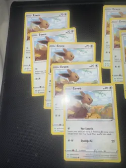 20x Eevee - 125/203 - Evolving Skies Pokemon 2021 Ft. Rayquaza - Image 2