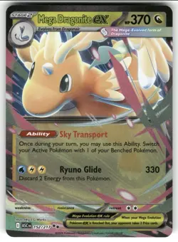 Mega Dragonite ex 152/217 Double Rare Ascended Heroes Pokemon NM - Image 1