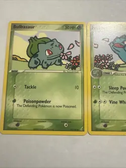 🔥🔥Pokemon Bulbasaur 45/100 and Ivysaur 34/100 | Crystal Guardians Set 🔥🔥 - Image 2