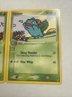 🔥🔥Pokemon Bulbasaur 45/100 and Ivysaur 34/100 | Crystal Guardians Set 🔥🔥 - Image 3
