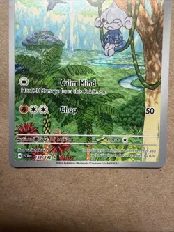 Pokemon TCG Meditite 153/142 SV07: Stellar Crown Illustration Rare Holo - Image 4
