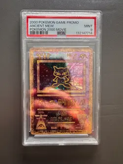 Pokemon Ancient Mew 1 Pokemon 2000 Movie Promo Holo PSA 9 - Image 1