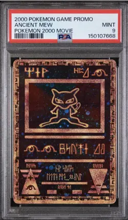 2000 POKEMON GAME MOVIE POKEMON 2000 MOVIE ANCIENT MEW PSA 9 - Image 1