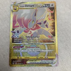 Pokemon TCG Hisuian Zoroark VSTAR Sword & Shield - Lost Origin 213/196... - Image 1