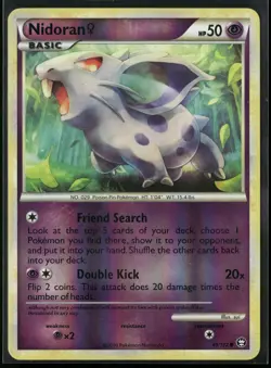 Reverse Holo Nidoran F #69/102 Pokemon Triumphant NM - Image 1