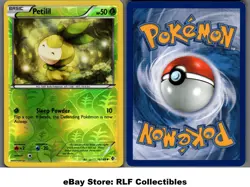 2012 Pokemon, B&W Boundaries Crossed, #16/149 Petilil, Reverse Holo Uncommon - Image 1