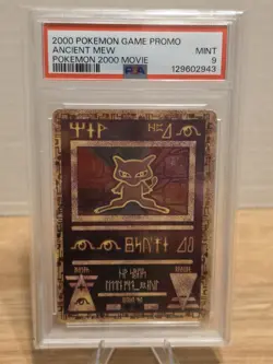 2000 POKEMON GAME PROMO ANCIENT MEW POKEMON 2000 MOVIE GRADED PSA 9!!! MINT!!! - Image 1