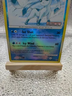 2008 Pokemon Glaceon Platinum Stamped Reverse Holo Lv.46 20/100 NM - Image 2