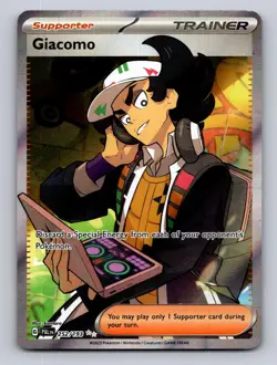 GIACOMO 252/193 ULTRA RARE PALDEA EVOLVED POKEMON NM - Image 1