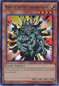 Manju of the Ten Thousand Hands - THSF-EN033 - Super Rare - Unlimited Edition - - Image 1