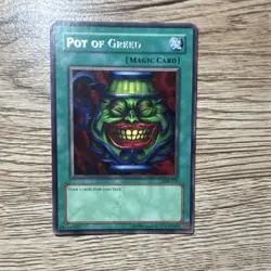 Konami Pot of Greed LOB-119 Legend of Blue Eyes Rare Unlim English Yu-Gi-Oh - Image 1