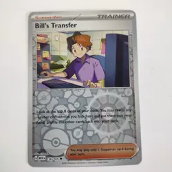 Bill's Transfer Reverse Holo NM 156/165 Scarlet & Violet 151 Pokemon Card - Image 1