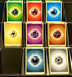 Pokemon TCG Energy Cards Bulk Lot - 120 Basic Energy Cards -15 of each type - Image 1
