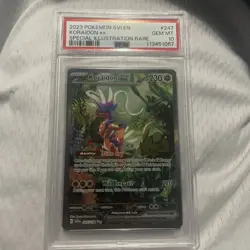 Pokemon Koraidon EX TCG Scarlet & Violet Base Set Card 247/198 Sir PSA 10 - Image 1