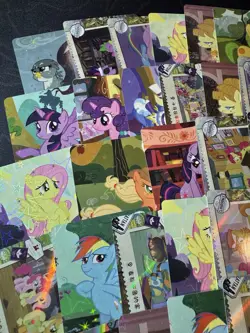 50 x My Little Pony Friendship Collectible Character Kayou Cards SR R CCG TCG - Image 2