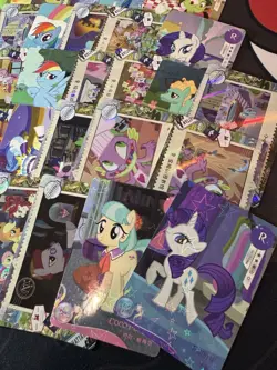 50 x My Little Pony Friendship Collectible Character Kayou Cards SR R CCG TCG - Image 5