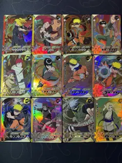 Naruto Shippuden Naruto Character Collectible TCG 12 x Kayou Licensed Cards SSR - Image 1