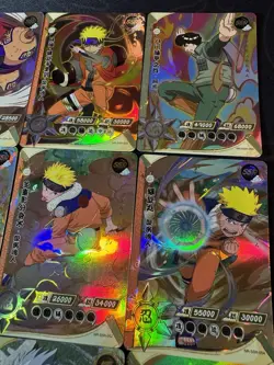 Naruto Shippuden Naruto Character Collectible TCG 12 x Kayou Licensed Cards SSR - Image 3