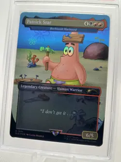 2025 MAGIC THE GATHERING SPONGEBOB SECRET LAIR DROP FOIL PSA 10 GEM PATRICK STAR - Image 2