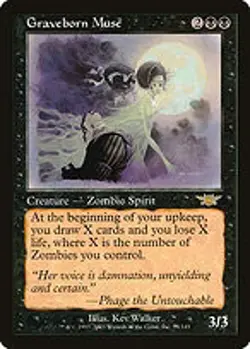 Graveborn Muse (LGN-073) - rare Near Mint - Image 1