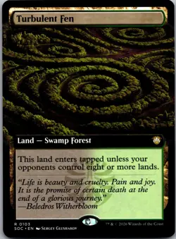 Turbulent Fen (Extended Art) R Commander: Secrets of Strixhaven 103 NM - Image 1